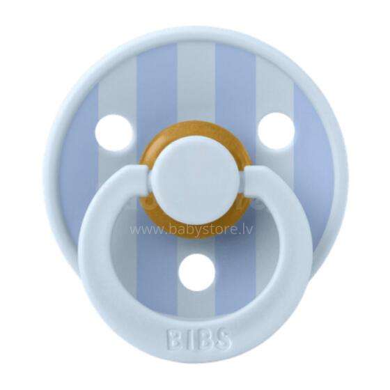 BIBS 10022231C Pacifier STUDIO COLOUR BABY BLUE/DUSTY BLUE S rubber