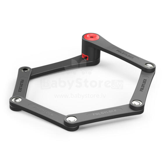 SEATYLOCK Foldylock, Black with Red Decor, 85 cm