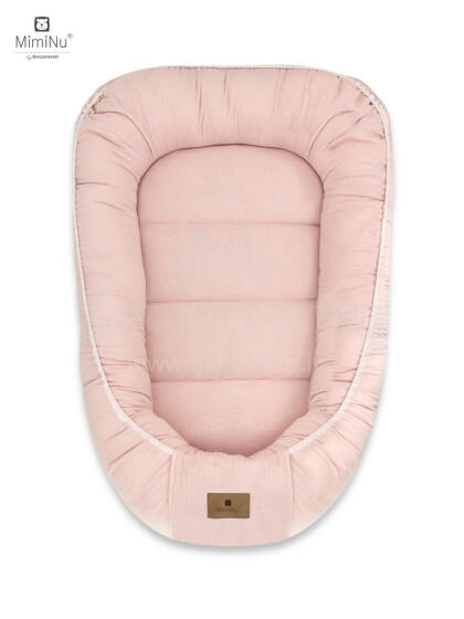 KIECZMERSKI Baby cocoon COTTON MUSLIN powder pink 100% cotton