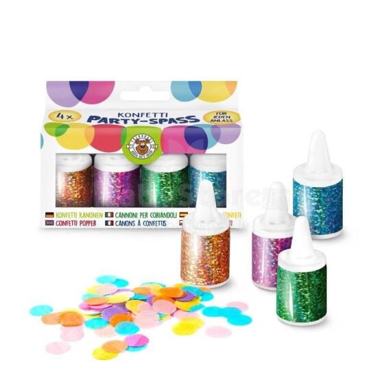 Birthday Fun - confetti popper, set of 4