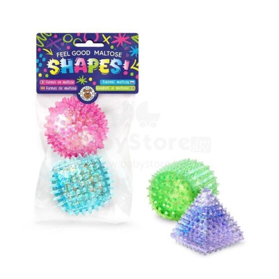 Glitter maltose shapes, set of 2, 2 assorted
