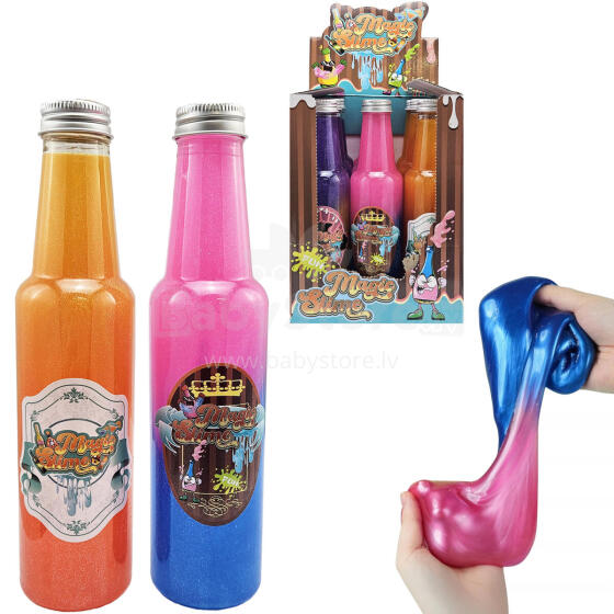 MASA MAGICZNA SLIME BROKATOWA BUTELKA