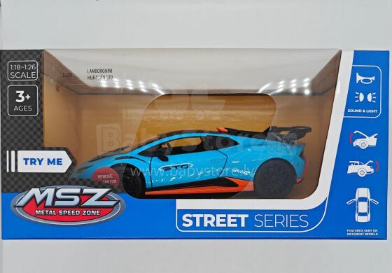 MSZ Die-cast model McLaren 765 LT, scale 1:24