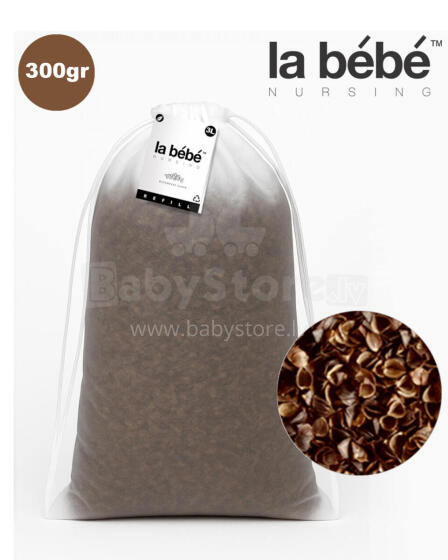La Bebe™ Eco Refill 300 gr Art.58259 Наполнитель для пуфов и кресел-мешков (DIY) — гречишная шелуха