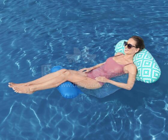 BESTWAY 43555 Mesh Swimming Chair-Deckchair Blue 1.45x87