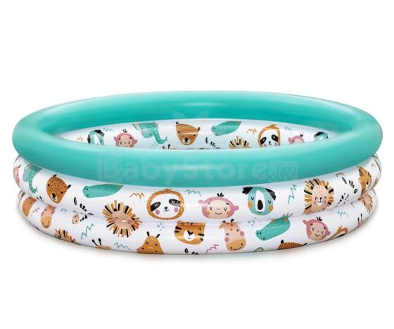 BESTWAY 51008 Inflatable pool Safari animals 102x25