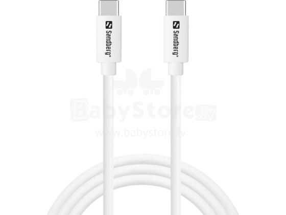 Sandberg 336-52 USB-C to USB-C 65W cable, 1M