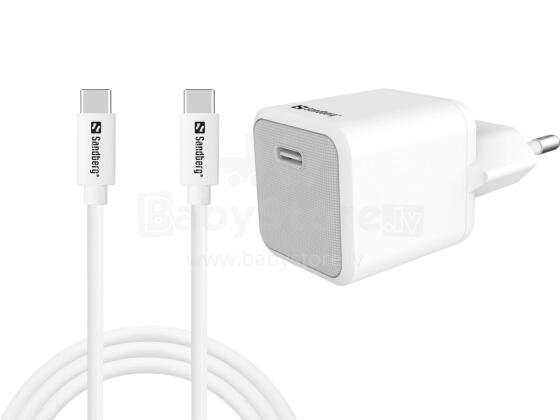 Sandberg 441-58 USB-C 20W Charger + cable 1M