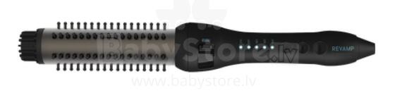 Revamp BR-1350X-EU Progloss Volume & Wave Ceramic Hot Brush Black Damaged Box