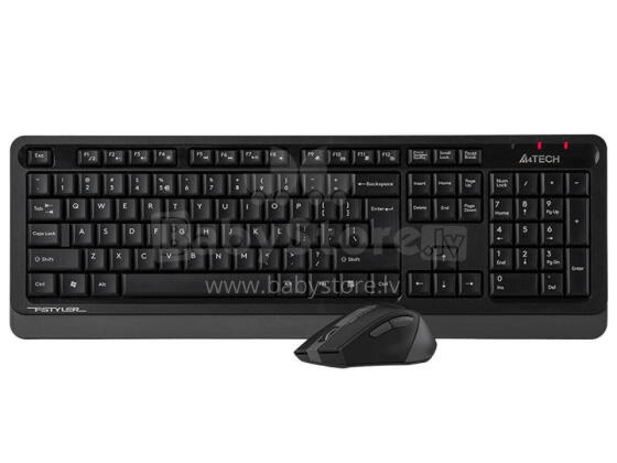A4Tech 47478 FStyler 2,4G FG1035 RF Nano Grey Set