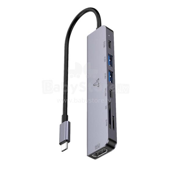 Sbox H-999 7in1 USB-C HUB