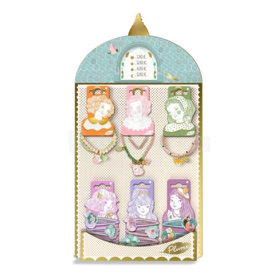 Djeco - Plume jewelry and hair accessory display SM
