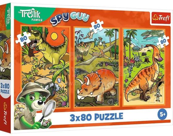 TREFLIKI W ŚWIECIE DINOZAURÓW *3x80*