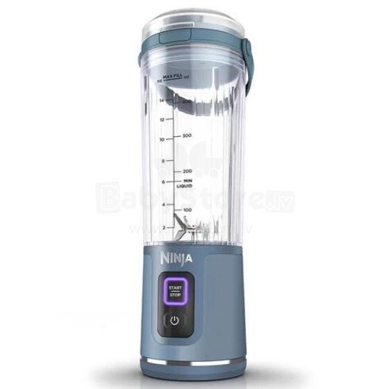 Ninja pārnēsājams bezvadu kokteiļu blenderis, 0.5l, zils