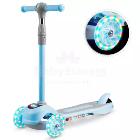 Ricokids Scooter Led Art.765003 Blue Children's scooter higher quality with light effects