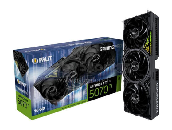 Видеокарта RTX 5070 Ti GAMING PRO V1 16GB GDDR7 256bit 3DP/HDMI 