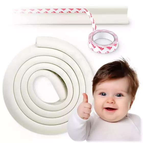 Ricokids Foam Tape Art.798700 White  Protection for sharp corners