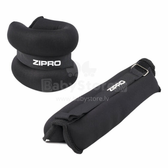 Zipro ZIPRO Potīšu un plaukstu atsvari, 2 kg, melni