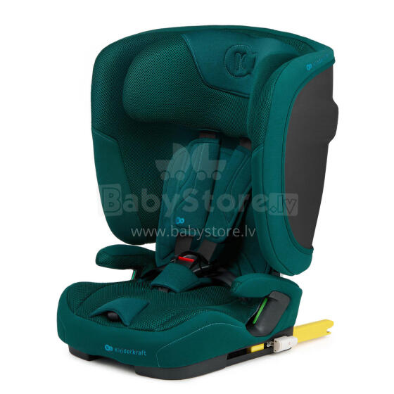 KINDERKRAFT FIX2GO i-Size autokrēsliņš 76-150cm zaļš