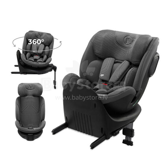KINDERKRAFT XRIDER 2 i-Size autokrēsliņš pelēks