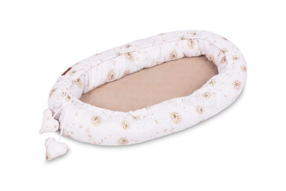 BABY NEST MUSLIN DANDELIONS BEIGE