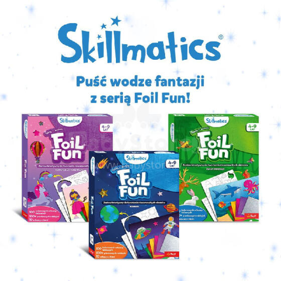TREFL 62604 Skillmatics Foil Fun Animal World Creative Kit