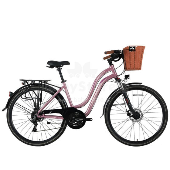Pilsētas velosipēds Bisan 28 CTX6300  rozā/violets (Riteņu izmērs: 28" Rāmja Izmērs: S)