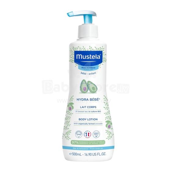 Mustela Bébé Body Milk Art.244291  Молочко для лица и тела детское ,500мл