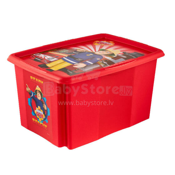 KEEEPER KAROLINA FIREMAN SAM Container with cover 45l red