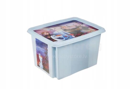 KEEEPER KAROLINA FROZEN Container with lid 30l cloudy blue