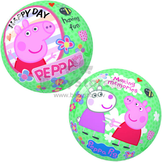 PIŁKA GUMOWA LICENCYJNA ŚWINKA PEPPA