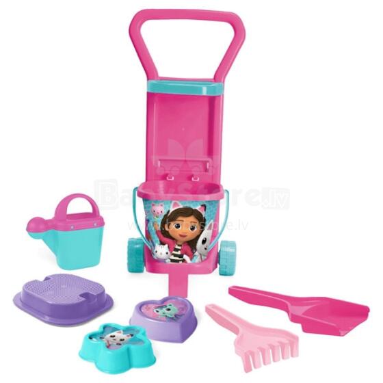 WADER 82170 Gabby's Dollhouse stroller with summer set