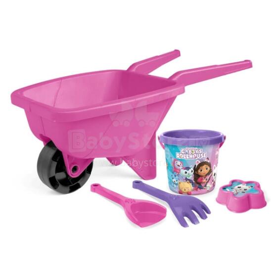 WADER 82181 Gabby's Dollhouse wheelbarrow with sand set