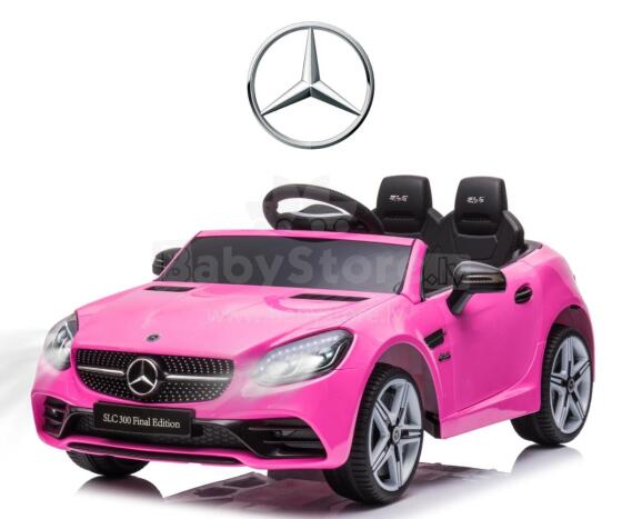 MILLY MALLY 5911 Mercedes Benz SLC rozā akumulatora darbināms braucamlīdzeklis