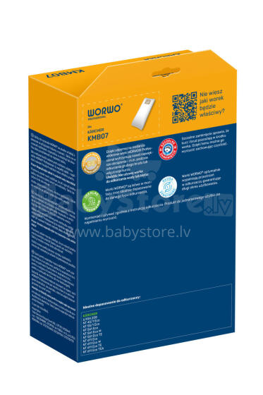 WORWO Vacuum bags KARCHER 6904208 /set 5 / KMB07