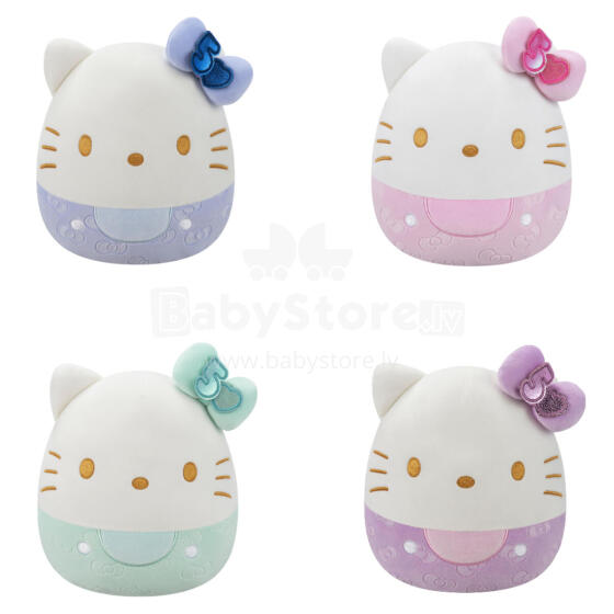 SQUISHMALLOWS HELLO KITTY W21 Plush toy Embossed Bows, 20 cm