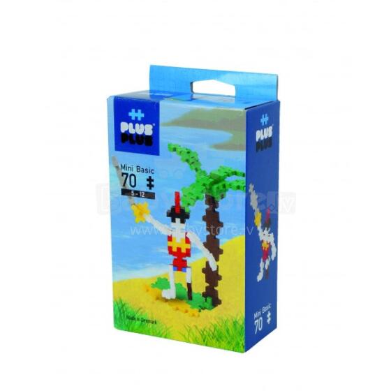 Konstruktors Plus Plus Mini pirāts, 70 daļas