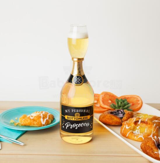 Бутылка с бокалом Bottomless Prosecco