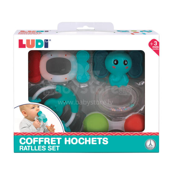 LUDI mazuļa grabulīšu komplekts