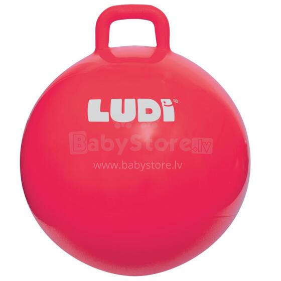 LUDI lēkāšanas bumba, sarkana 55 cm