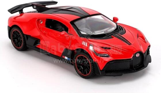 KiNSMART automašīna, Bugatti Divo, sarkana