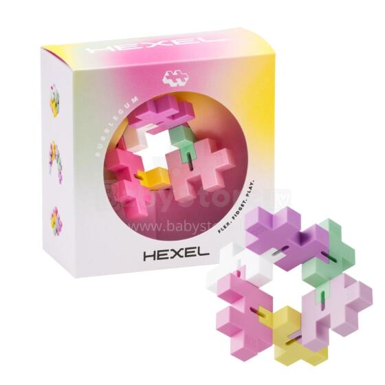 Plus Plus антистрессовая игрушка, Hexel Bubblegum