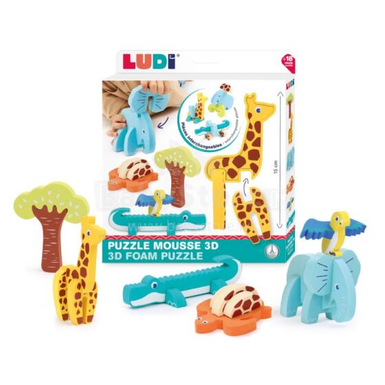 LUDI 3D puzle, Safari