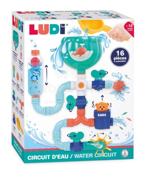 Набор игрушек для купания LUDI, Море