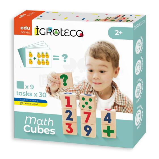 Igroteco koka matemātisko klucīšu spēle, 2+