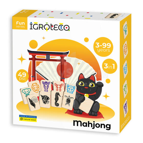 Igroteco Mahjong spēle, 49 det.