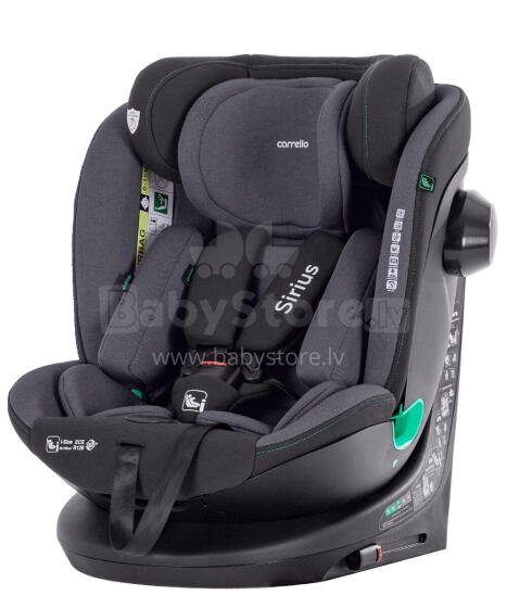 Autokrēsliņš Carrello Sirius CRL-8808 Harbor Grey