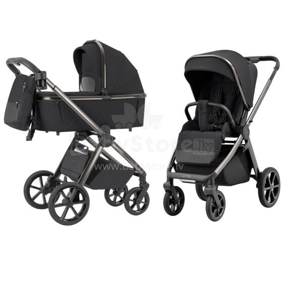 Bērnu ratiņi 2in1 CARRELLO Omega CRL-6530/1 Absolute Black