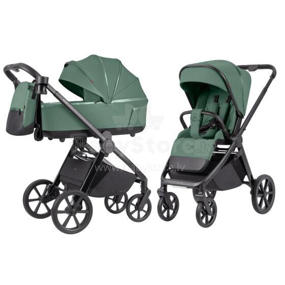 Bērnu ratiņi 2in1 CARRELLO Omega Plus CRL-6540/1 2025 Nova Green