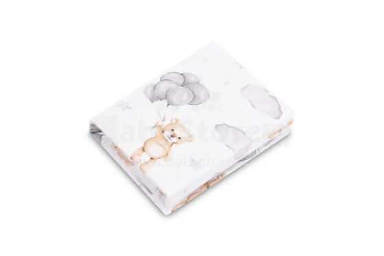 PRINTED SHEET TEDDY GREY 60X120CM